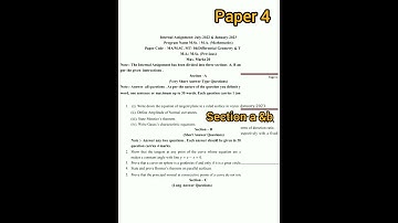 VMOU assignment work and solutions MSc. mathematics  #vmou #assignment #math #msc #viral