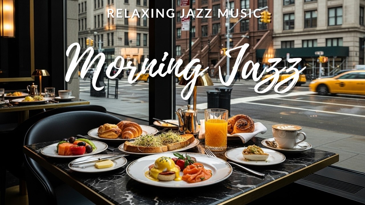 Morning Jazz Cafe ☕ Relaxing Jazz Music for Study, Work & Cozy ...