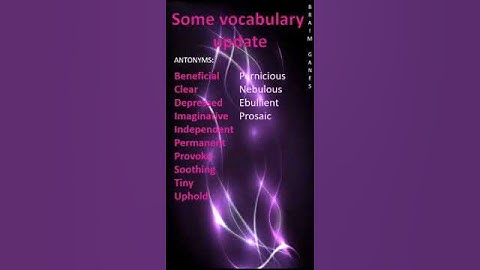 Diving Deep into Antonyms!