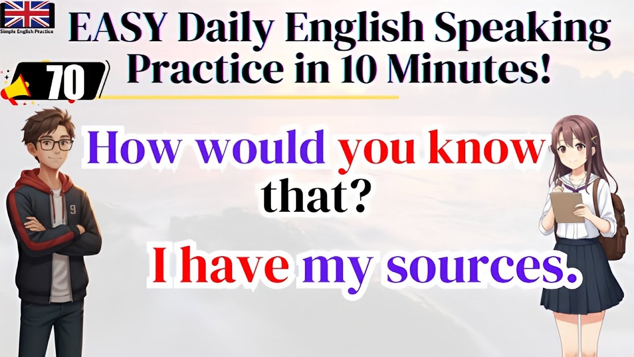 EASY Daily English Speaking Practice in 10 Minutes | Simple English for ...