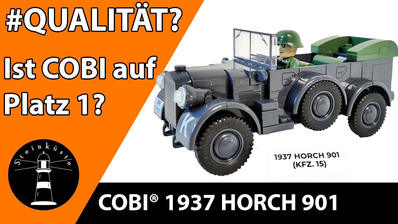 Horch! Schleift hier das Rad? - COBI® 2405 - 1937 Horch 901 KFZ 15 - Historical Collection - WW2