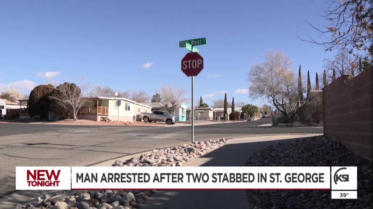 Double stabbing leaves two injured, one arrested in St. George - YouTube