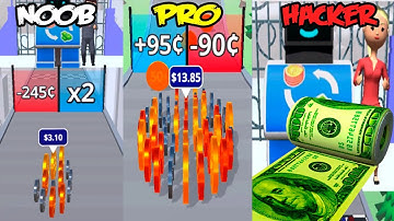 Money Rush In NOOB vs PRO vs HACKER 🤑 Look how many dollars I