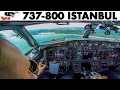 737-800 Landing at New ISTANBUL Airport | Briefing & Full Approach