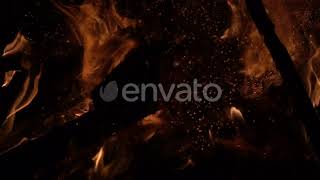 Collapsing Bonfire | Stock Footage - Envato elements