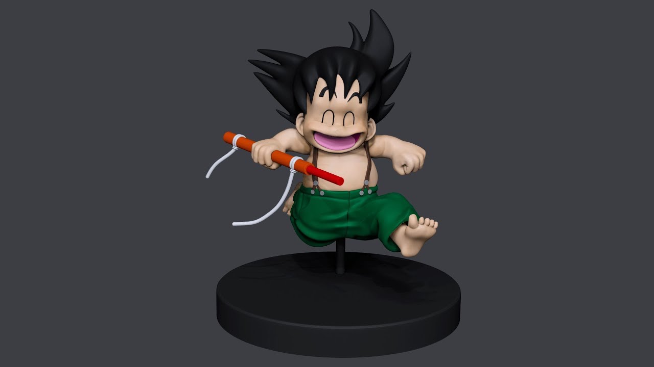 ArtStation - Dragon Ball -- Goku Kid running