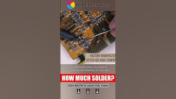Use appropriate amount of solder : Mastering SOLDERING. TOP 10 mistakes YOU make as a beginner!