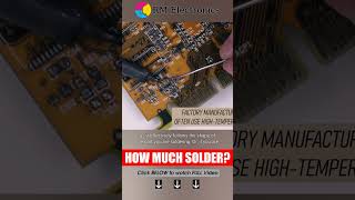 Use Appropriate Amount Of Solder Mastering Soldering. Top 10 Mistakes You Make As A Beginner