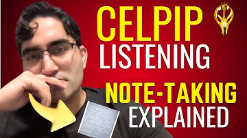 How to take Notes in CELPIP Listening. Practical Demonstration!