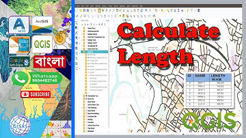 How to Calculate Length of Shape file in QGIS | Calculate Length of Line Shape, Road  file in QGIS