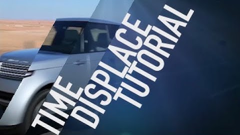 After Effects - Time Displacement Tutorial