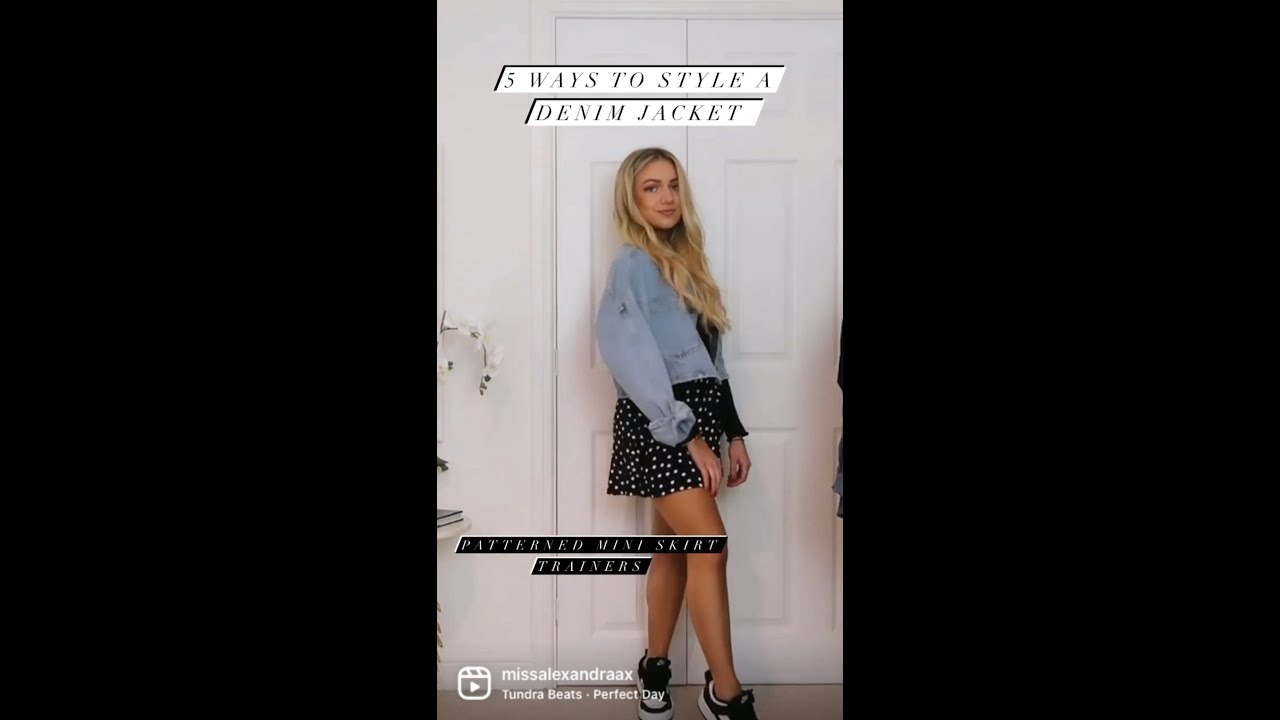 5 ways to style a denim jacket!