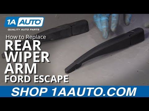 Video: Hoe verwijder je de achterruitenwisserarm van een Ford Escape?