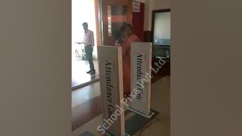 Smart RFID Attendance Gate - Walk Through Model