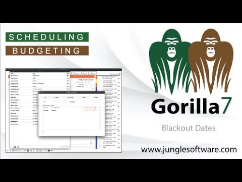 Blackout Dates In Gorilla Scheduling