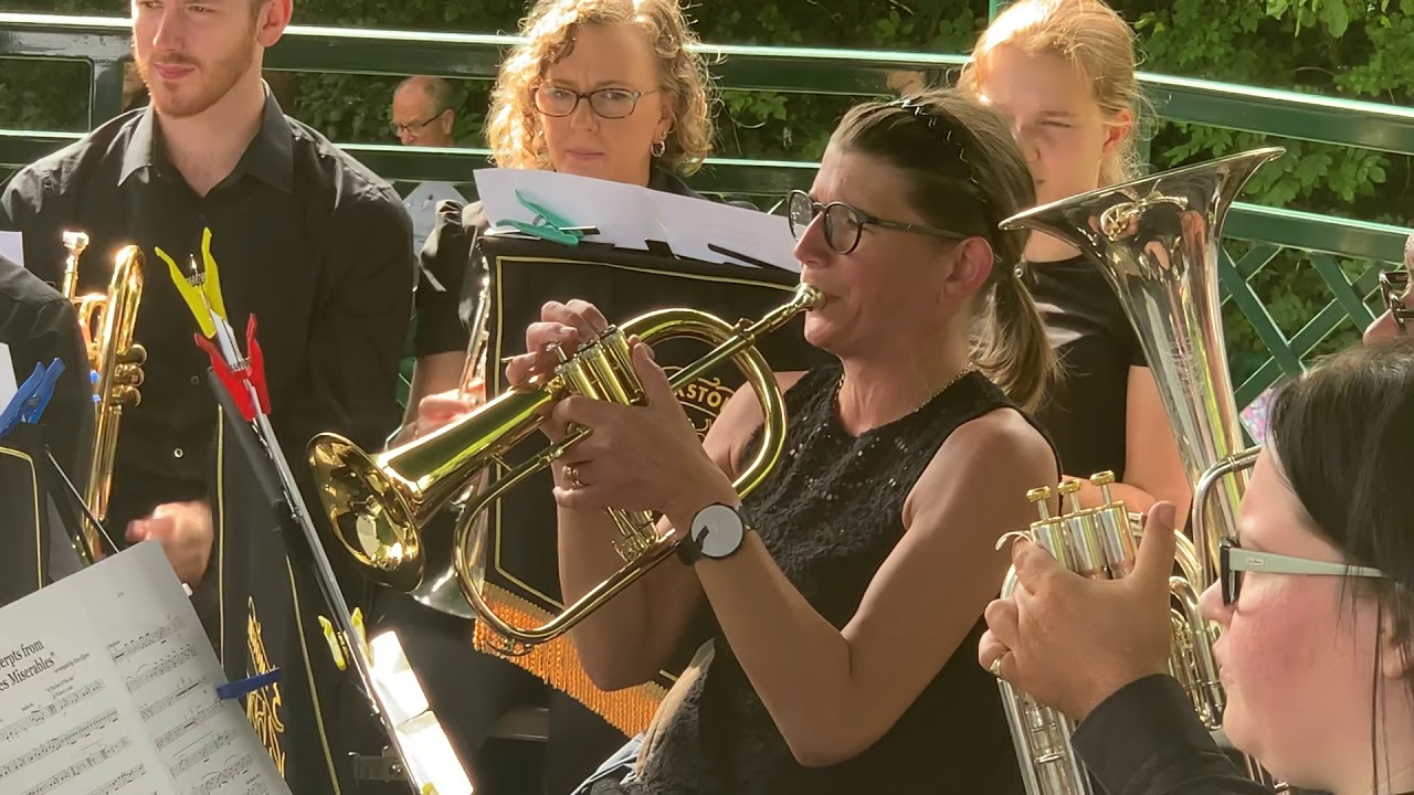 Old Silkstone Brass Band Wetherby Bandstand 18th Aug 2019 - Extracts from Le Miserable