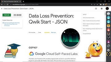 Data Loss Prevention: Qwik Start - JSON || [GSP107] || Solution