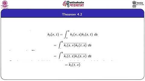 M-13. PROPERTIES OF INTEGRAL EQUATIONS WITH SYMMETRIC KERNEL