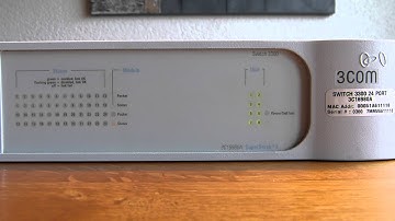 Lanparty LAN Gaming 3Com Super Stack 3 Switch 3300 Lan-Party Netzwerk Switch HUB