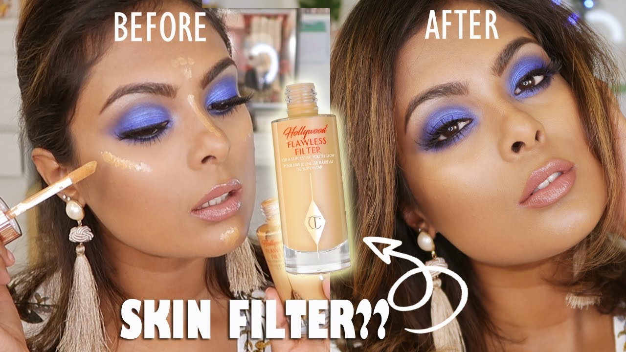 FLAWLESS SKIN IN 1 SWIPE? HOW TO USE CHARLOTTE TILBURY HOLLYWOOD FLAWLESS  FILTER 