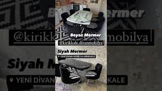 Siyah Beyaz Masa Takımları