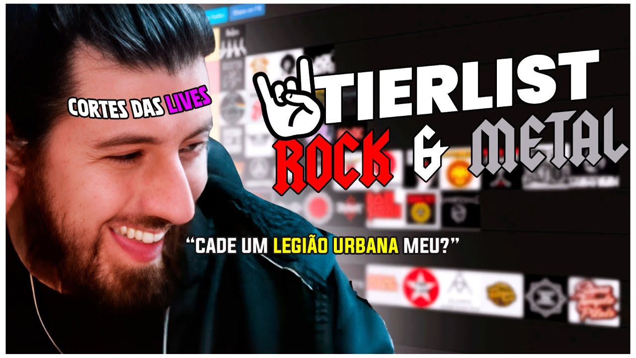 FIZ UMA TIER LIST DE ROCK E METAL AO VIVO 🤘 | Cortes das Lives Dice Chico