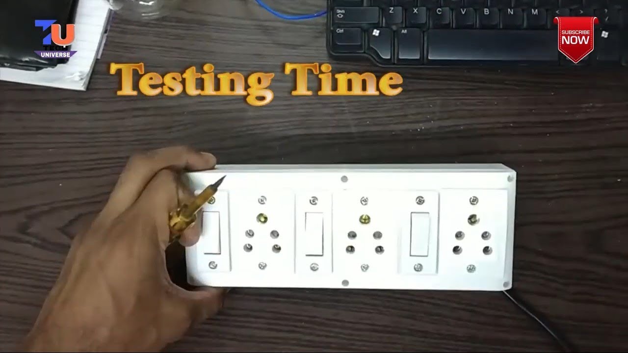 How to make and repair an Electric Extension board Easily at home YouTube