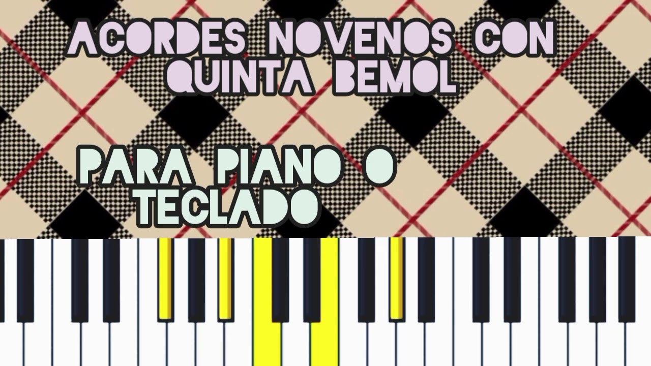  Domina los Acordes  9 b5bPARA PIANO O TECLADO en 2 Minutos #Teclado  #piano #acordes 