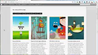 Creating Portolio page in the Energy WP theme