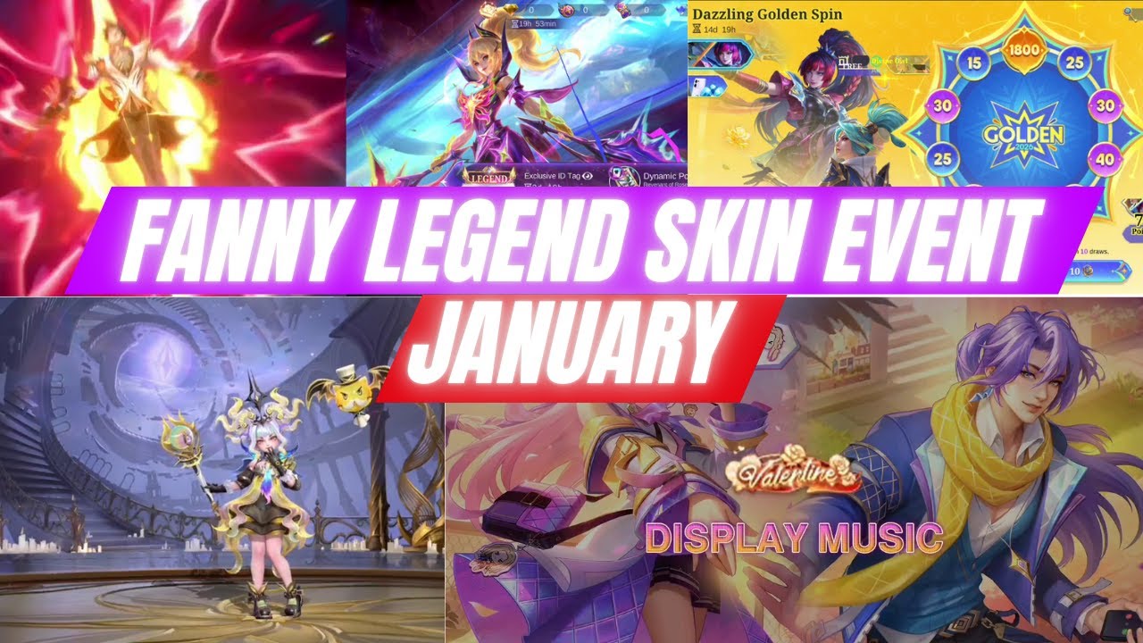  FANNY LEGEND SKIN UPDATE WITH VALENTINES SKIN AND MORE || MOBILE LEGENDS BANG BANG