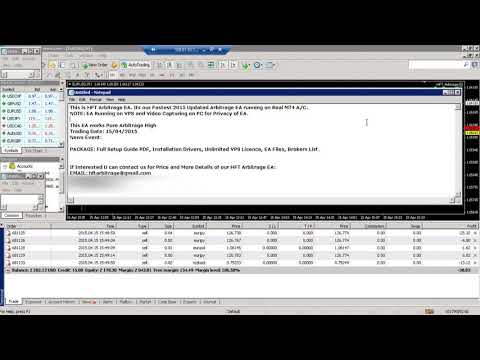 FOREX Arbitrage ROBOT REAL ACCOUNT TRADING (HFT ARBITRAGE EA) - NEVER LOSS IN FOREX