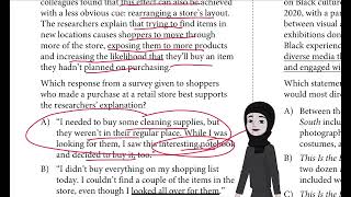Sat practice test 6 Question 12 module 1 Reading & Writing - Entice consumers to make spontaneous