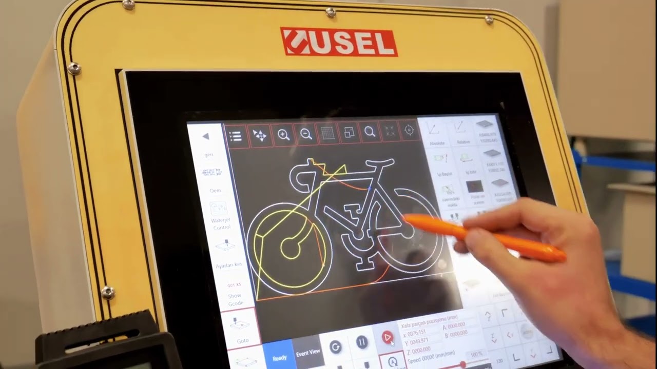 USEL Storma 3 Eksen Sujeti - 3 Axis Waterjet - waterjet kesim makinası - струя воды