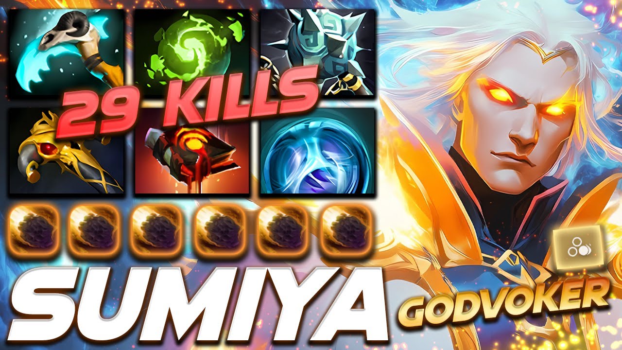 Sumiya Invoker GODVOKER 29 KILLS - Dota 2 Pro Gameplay [Watch & Learn]