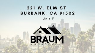 221 W  ELM ST , UNIT F, BURBANK, CA 91502