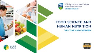 UCD Food Science & Human Nutrition - Open Day 2021