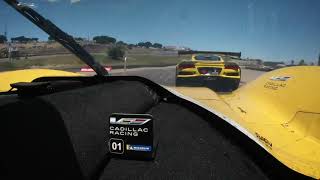 2024 Laguna Seca  #01 Cadillac VSeries.R (GTP) Race Start Onboard