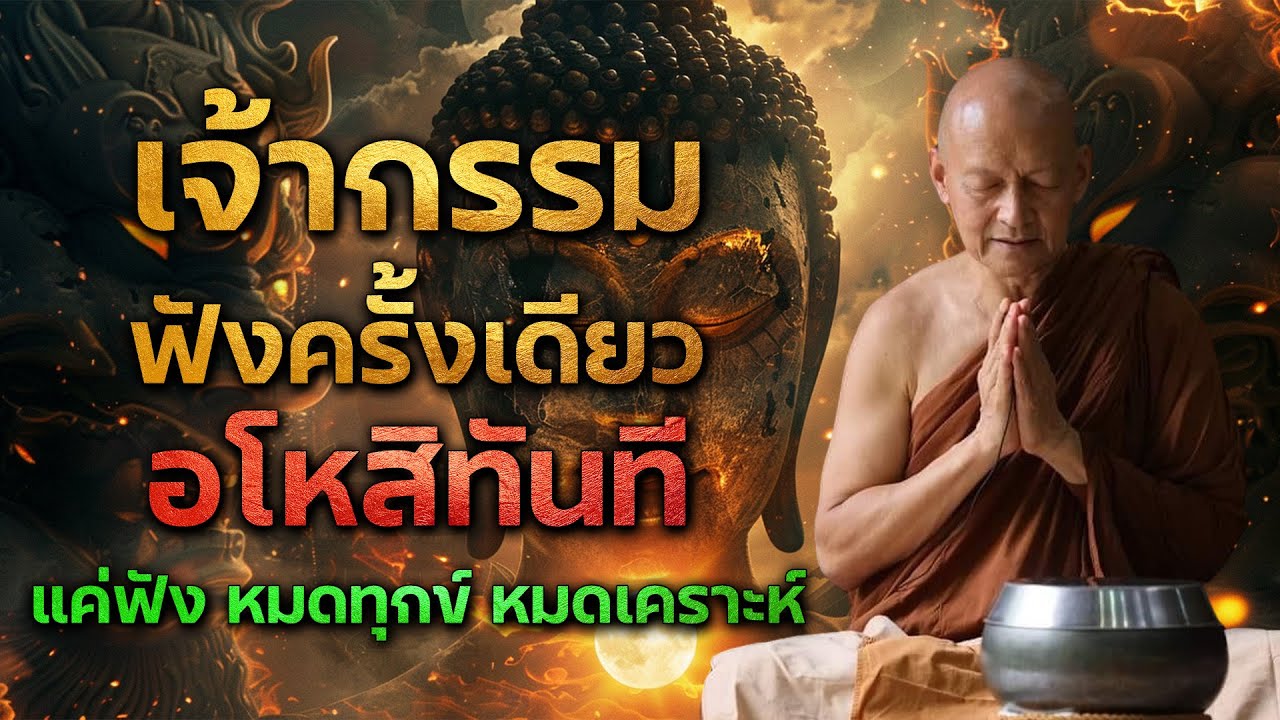 !ฟังครั้งเดียว“อโหสิทันที #เจ้ากรรม #แกรรม แค่ฟังหมดทุกข์ หมดเคราะห์