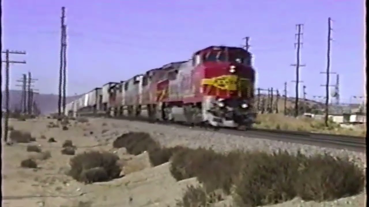 ATSF and SP on Tehachapi on November 1, 1991