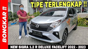 Bongkar !! Daihatsu New Sigra 1.2 R Deluxe Facelift 2022 - 2023 || Review Exterior & Interior