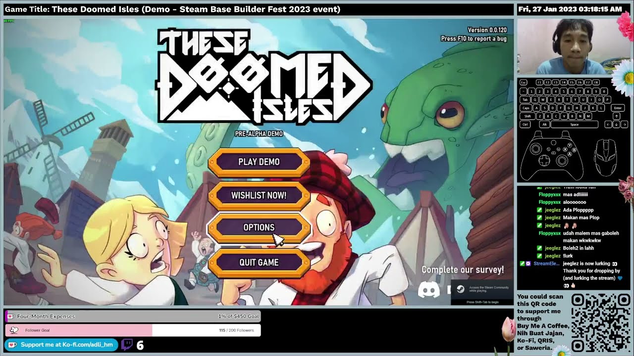 These Doomed Isles (Demo - Steam Base Builder Fest 2023 event) - First Time Impression - Gameplay