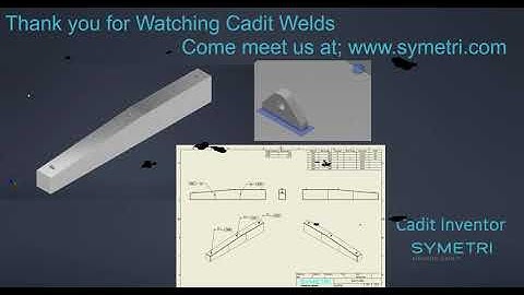 Cadit Welds for Autodesk Inventor