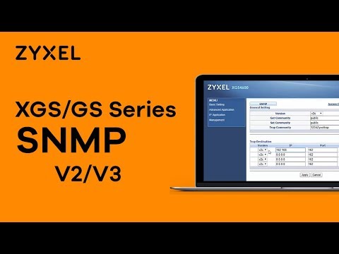 Zyxel GS Switch Series - How to Setup SNMP