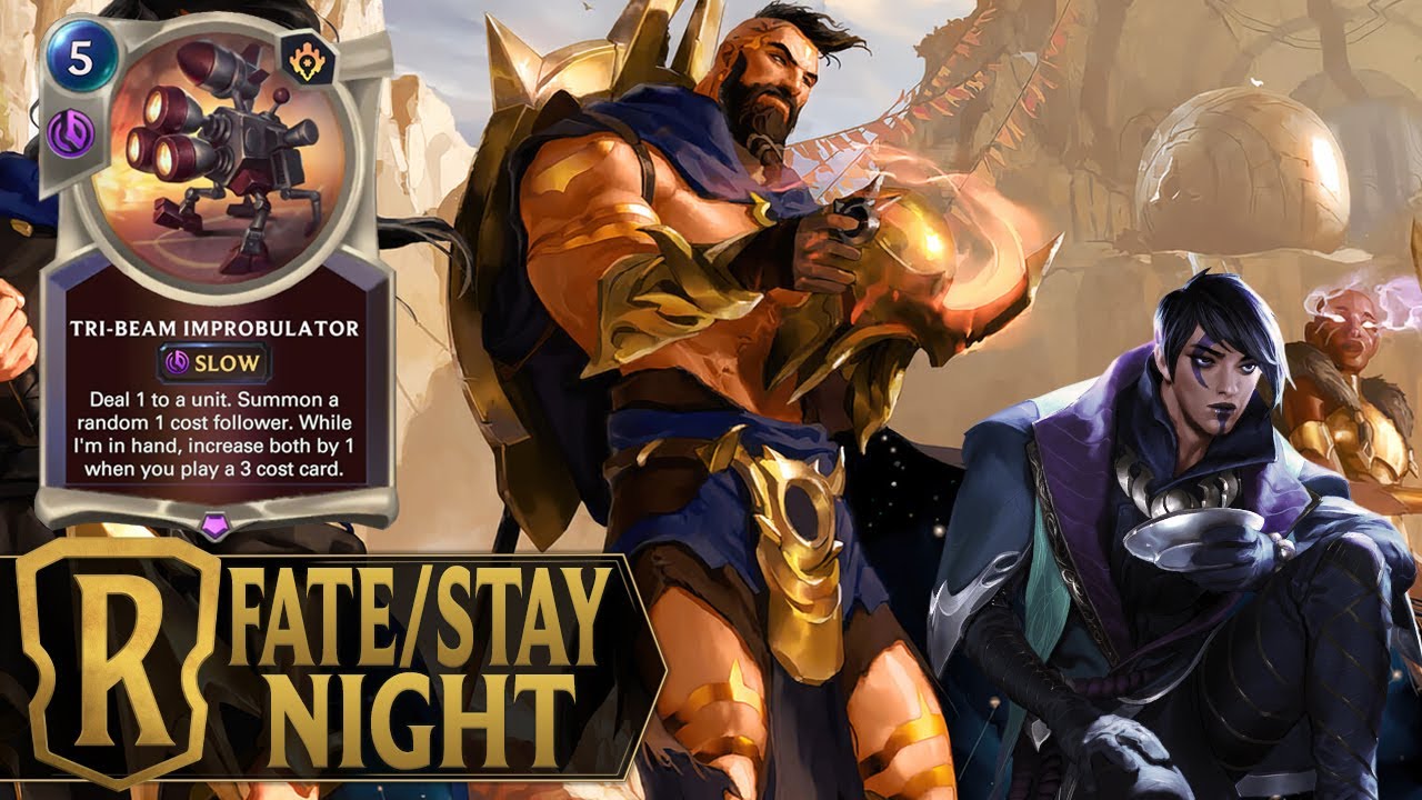 Fate/Stay Night - Aphelios & Pantheon Deck - Legends of Runeterra Magic Misadventures Gameplay