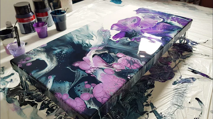 The COLORS!!!!  STUNNING COMBO! Acrylic Pour Paint...