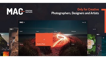 MAC - Photography Fullscreen WordPress Theme | Themeforest Website Templates and Themes