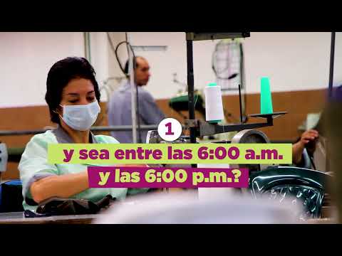 Jornada de máximo 8 horas.