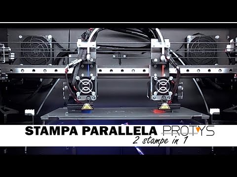 Sistema IDEX - Stampa Parallela SPECCHIATA per coppie di componenti