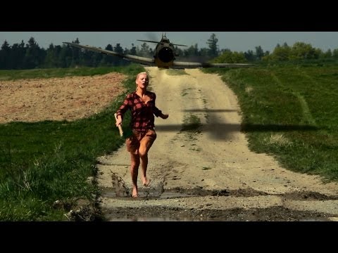 Czech farm girl abused by Bf 109G-6