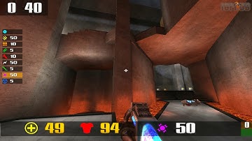 Quake 3 CPMA: just cxe doing a useless task on a gt map part 2
